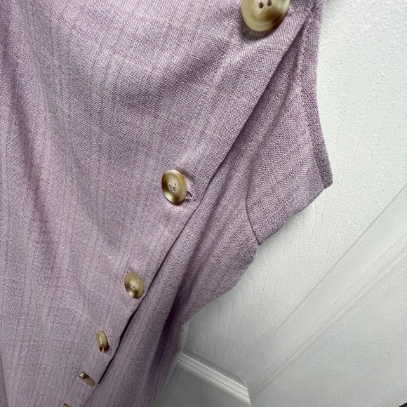 Front button pink dress - Picture 2 of 4